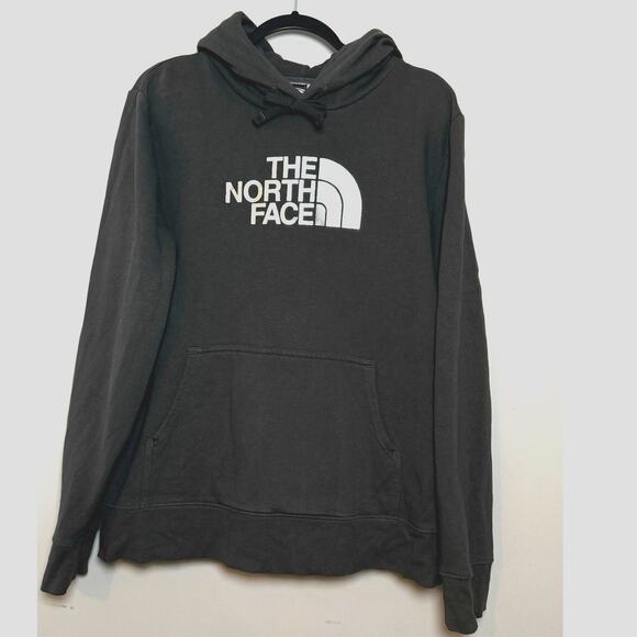North Face Hoodie with Reflective Logo Gray Women’s XL - Picture 1 of 8